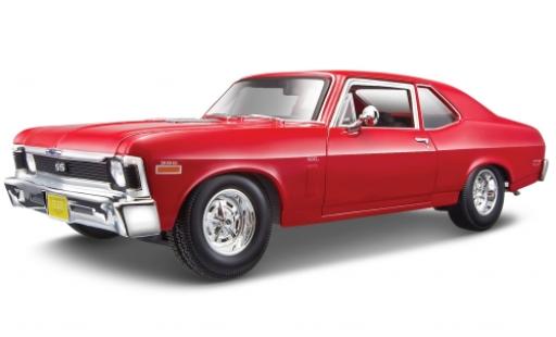 Diecast model cars Chevrolet Nova 1/18 Maisto SS Coupe red 1970 Chevrolet Nova 1/18 Maisto SS Coupe red 1970 diecast model cars