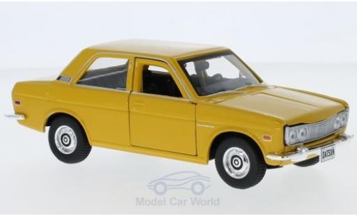 Diecast model cars Datsun 510 1/24 Maisto yellow 1971 Datsun 510 1/24 Maisto yellow 1971 diecast model cars