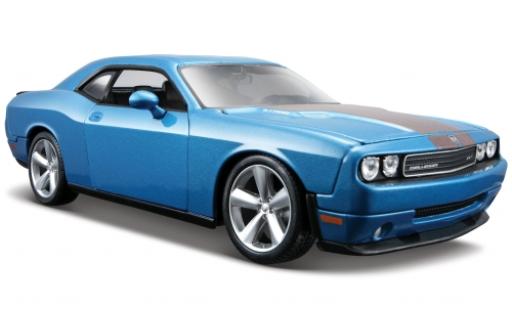 Diecast model cars Dodge Challenger 1/24 Maisto SRT8 metallic blue 2008 Dodge Challenger 1/24 Maisto SRT8 metallic blue 2008 diecast model cars