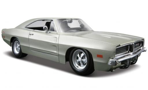 Diecast model cars Dodge Charger 1/24 Maisto R/T grey 1969 1:25 Dodge Charger 1/24 Maisto R/T grey 1969 1:25 diecast model cars