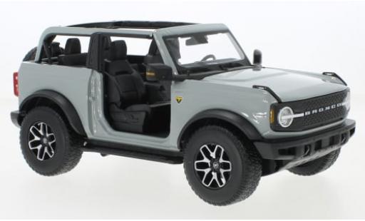 Ford Bronco 1/18 Maisto Badlands grau 2021 1:18 diecast model cars