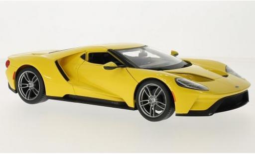 Ford GT 1/18 Maisto gelb 2017 1:18 diecast model cars