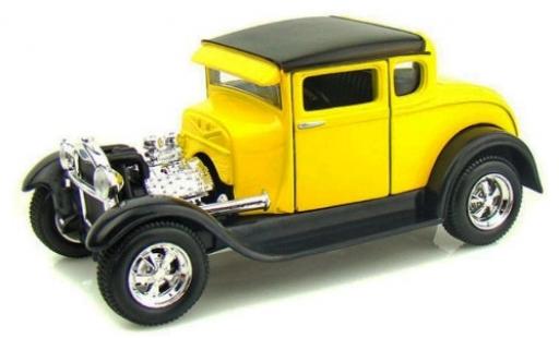 Diecast model cars Ford Model A 1/24 Maisto Hot Rod yellow/black 1929 Ford Model A 1/24 Maisto Hot Rod yellow/black 1929 diecast model cars
