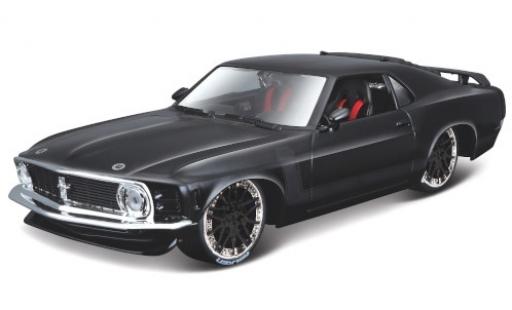 Diecast model cars Ford Mustang 1/24 Maisto BOSS 302 Tuning black/matt-black 1970 Ford Mustang 1/24 Maisto BOSS 302 Tuning black/matt-black 1970 diecast model cars