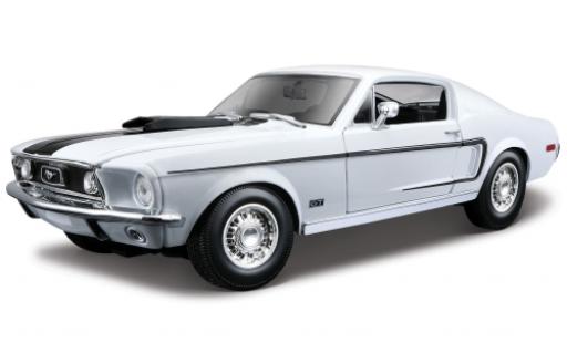 Diecast model cars Ford Mustang 1/18 Maisto GT Cobra Jet metallic blue/black 1968 Ford Mustang 1/18 Maisto GT Cobra Jet metallic blue/black 1968 diecast model cars