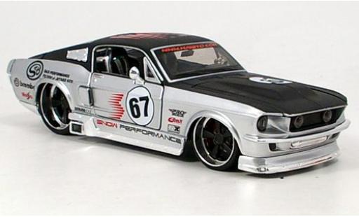 Diecast model cars Ford Mustang 1/24 Maisto GT grey/black 1967 sans Vitrine Ford Mustang 1/24 Maisto GT grey/black 1967 sans Vitrine diecast model cars