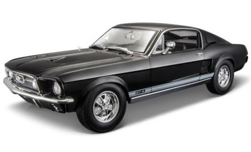 Diecast model cars Ford Mustang 1/18 Maisto GTA Fastback black 1967 Ford Mustang 1/18 Maisto GTA Fastback black 1967 diecast model cars