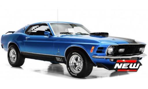 Diecast model cars Ford Mustang 1/18 Maisto MACH 1 blue/black 1970 Ford Mustang 1/18 Maisto MACH 1 blue/black 1970 diecast model cars