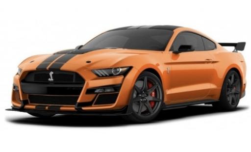 Diecast model cars Ford Mustang 1/18 Maisto Shelby GT500 orange/matt-black 2020 Ford Mustang 1/18 Maisto Shelby GT500 orange/matt-black 2020 diecast model cars