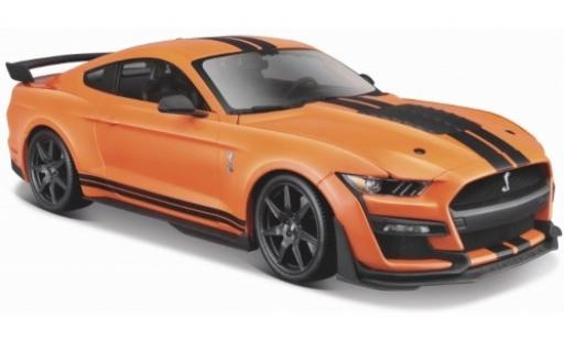 Diecast model cars Ford Mustang 1/24 Maisto Shelby GT500 orange/black 2020 Ford Mustang 1/24 Maisto Shelby GT500 orange/black 2020 diecast model cars