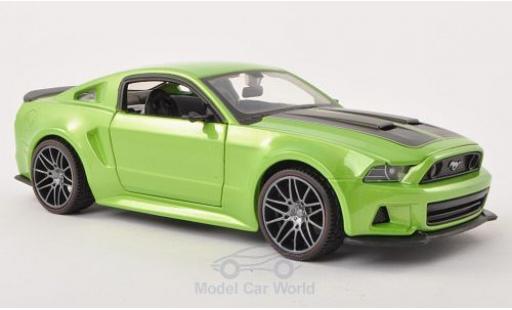 Diecast model cars Ford Mustang 1/24 Maisto Street Racer metallic green/matt-black 2014 Ford Mustang 1/24 Maisto Street Racer metallic green/matt-black 2014 diecast model cars