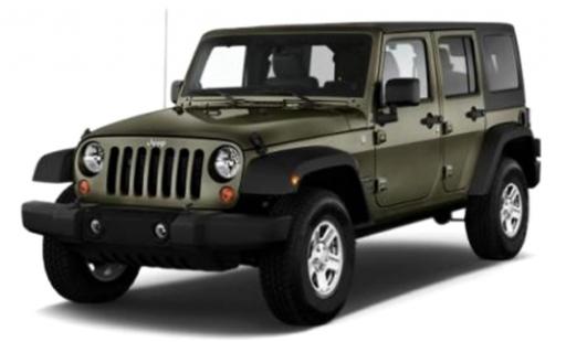 Jeep Wrangler 1/24 Maisto Limited matt-oliv 2015 diecast model cars