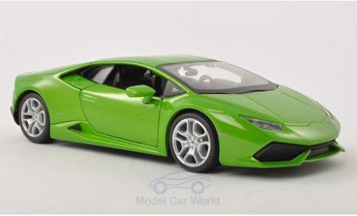 Lamborghini Huracan 1/24 Maisto LP 610-4 green 2014 diecast model cars