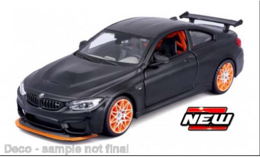 Bmw M4 1/24 Maisto GTS matt-black diecast model cars