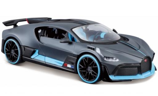 Bugatti Divo 1/24 Maisto grey mat/blue clair diecast model cars