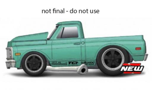 Diecast model cars Chevrolet C-10 1/64 Maisto turquoise 1972 Chevrolet C-10 1/64 Maisto turquoise 1972 diecast model cars