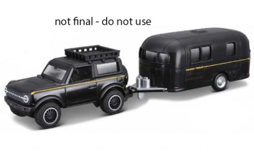 Diecast model cars Ford Bronco 1/64 Maisto black/yellow 2021 Ford Bronco 1/64 Maisto black/yellow 2021 diecast model cars