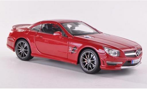 Diecast model cars Mercedes Classe SL 1/18 Maisto SL 63 AMG (R231) red 2012 Verdeck fermé Mercedes Classe SL 1/18 Maisto SL 63 AMG (R231) red 2012 Verdeck fermé diecast model cars