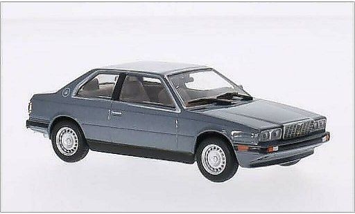 Maserati Biturbo Coupe 1/43 WhiteBox metallic grey diecast model cars