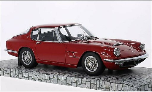 Maserati Mistral Coupe 1/18 Minichamps red 1963 diecast model cars