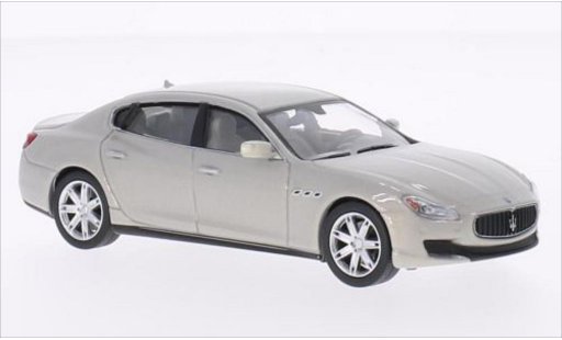 Maserati Quattroporte GTS 1/43 WhiteBox metallic grey 2013 diecast model cars