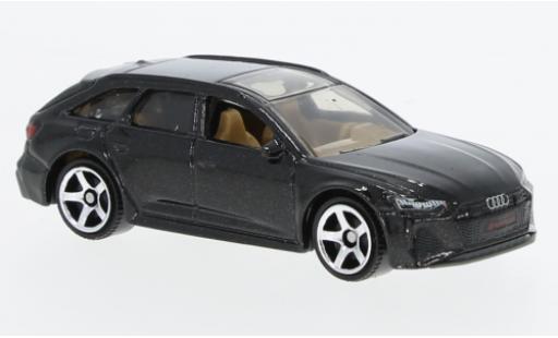 Diecast model cars Audi RS6 1/64 Matchbox Avant metallise black 2023 Audi RS6 1/64 Matchbox Avant metallise black 2023 diecast model cars