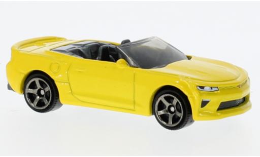 Diecast model cars Chevrolet Camaro 1/64 Matchbox Cabriolet yellow 2016 Chevrolet Camaro 1/64 Matchbox Cabriolet yellow 2016 diecast model cars