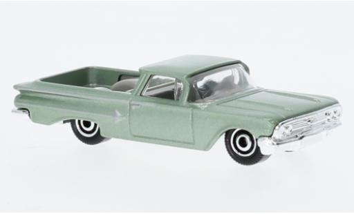 Diecast model cars Chevrolet El Camino 1/64 Matchbox metallise la chaux 1960 Chevrolet El Camino 1/64 Matchbox metallise la chaux 1960 diecast model cars
