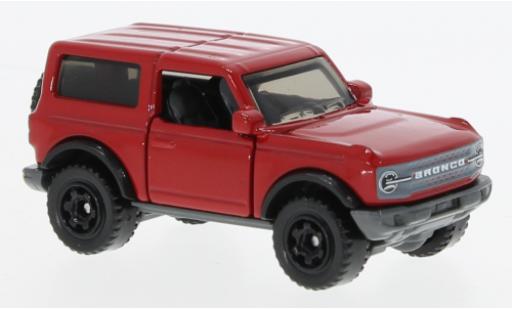 Diecast model cars Ford Bronco 1/64 Matchbox red 2021 Ford Bronco 1/64 Matchbox red 2021 diecast model cars