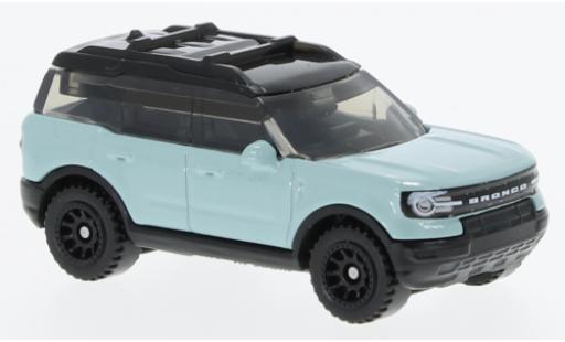 Diecast model cars Ford Bronco 1/64 Matchbox Sport blue 2022 Ford Bronco 1/64 Matchbox Sport blue 2022 diecast model cars