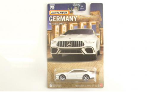 Diecast model cars Mercedes AMG GT 1/64 Matchbox 63S metallise white Mercedes AMG GT 1/64 Matchbox 63S metallise white diecast model cars