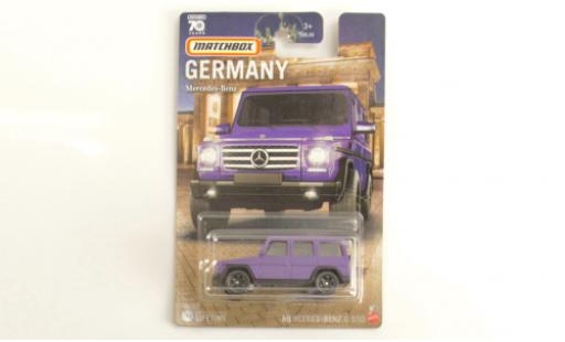 Diecast model cars Mercedes Classe G 1/64 Matchbox G550 mattlila Mercedes Classe G 1/64 Matchbox G550 mattlila diecast model cars