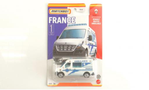 Diecast model cars Renault Master 1/64 Matchbox Ambulance Renault Master 1/64 Matchbox Ambulance diecast model cars