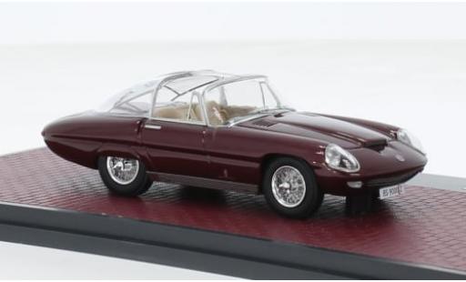 Diecast model cars Alfa Romeo 6C 1/43 Matrix 3000 Superflow IV Pininfarina metallise rot 1960 1:43 Alfa Romeo 6C 1/43 Matrix 3000 Superflow IV Pininfarina metallise rot 1960 1:43 diecast model cars
