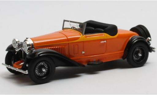 Diecast model cars Bugatti 46 1/43 Matrix Type Cabriolet de Villars orange/brown RHD 1930 Fahrgestellnr. 360 Verdeck geöffnet Bugatti 46 1/43 Matrix Type Cabriolet de Villars orange/brown RHD 1930 Fahrgestellnr. 360 Verdeck geöffnet diecast model cars