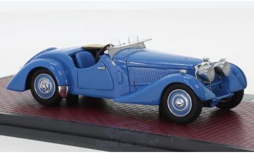 Diecast model cars Bugatti 57 1/43 Matrix Type S Corsica Roadster blue RHD 1937 Malcolm Campbell #531 Bugatti 57 1/43 Matrix Type S Corsica Roadster blue RHD 1937 Malcolm Campbell #531 diecast model cars