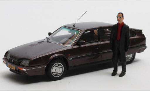 Diecast model cars Citroen CX 1/43 Matrix 25 GTi Turbo 2 metallic purple 1986 Rotterdam Edition avec Figur: Jules D. Citroen CX 1/43 Matrix 25 GTi Turbo 2 metallic purple 1986 Rotterdam Edition avec Figur: Jules D. diecast model cars