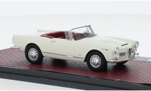 Diecast model cars Alfa Romeo 2600 1/43 Matrix Spider white 1962 Alfa Romeo 2600 1/43 Matrix Spider white 1962 diecast model cars