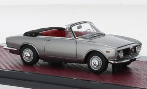 Diecast model cars Alfa Romeo Giulia 1/43 Matrix GTC Touring cabriolet metallise grey 1964 Alfa Romeo Giulia 1/43 Matrix GTC Touring cabriolet metallise grey 1964 diecast model cars