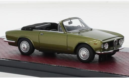 Diecast model cars Alfa Romeo Giulia 1/43 Matrix GTC Touring cabriolet metallise green 1964 Alfa Romeo Giulia 1/43 Matrix GTC Touring cabriolet metallise green 1964 diecast model cars