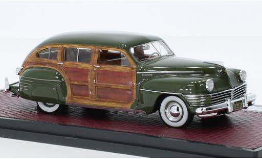 Diecast model cars Chrysler Town & Country 1/43 Matrix Wagon vert/optique de bois 1942 Chrysler Town & Country 1/43 Matrix Wagon vert/optique de bois 1942 diecast model cars