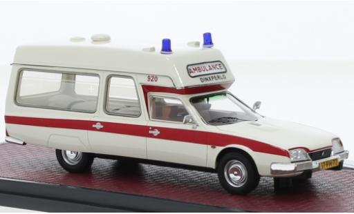 Diecast model cars Citroen CX 1/43 Matrix 2000 Visser Ambulance 1977 Citroen CX 1/43 Matrix 2000 Visser Ambulance 1977 diecast model cars