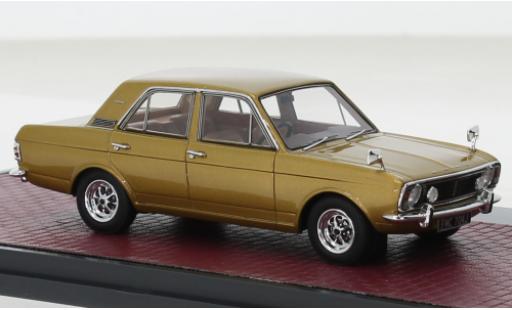 Diecast model cars Ford Cortina 1/43 Matrix MK II 1600E metallise beige RHD 1968 Ford Cortina 1/43 Matrix MK II 1600E metallise beige RHD 1968 diecast model cars