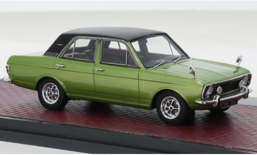 Diecast model cars Ford Cortina 1/43 Matrix MK II 1600E metallise la chaux/black RHD 1968 Ford Cortina 1/43 Matrix MK II 1600E metallise la chaux/black RHD 1968 diecast model cars