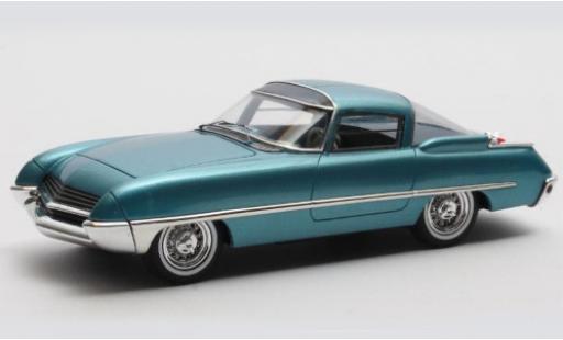 Diecast model cars Ford Cougar 1/43 Matrix 406 Concept Car metallise blue 1962 Ford Cougar 1/43 Matrix 406 Concept Car metallise blue 1962 diecast model cars