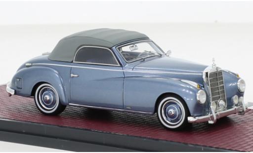 Diecast model cars Mercedes 220 1/43 Matrix A Cabriolet Wendler (W187) metallise blue 1952 Mercedes 220 1/43 Matrix A Cabriolet Wendler (W187) metallise blue 1952 diecast model cars