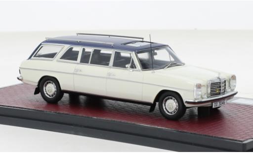 Diecast model cars Mercedes 230 1/43 Matrix /8 (V114) LWB Crayford Estate white/blue 1971 Mercedes 230 1/43 Matrix /8 (V114) LWB Crayford Estate white/blue 1971 diecast model cars