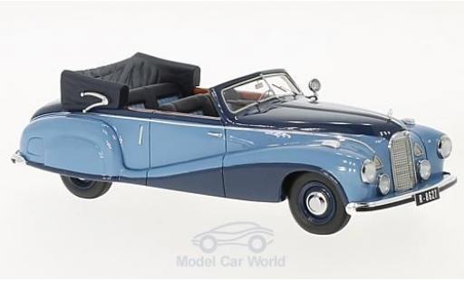 Mercedes 320 1/43 Matrix A (W142) Spezial Cabriolet Open blue/blue 1948 Tan Tjoan Keng diecast model cars