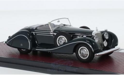 Diecast model cars Mercedes 540 1/43 Matrix K Spezialroadster Sindelfingen green 1939 Mercedes 540 1/43 Matrix K Spezialroadster Sindelfingen green 1939 diecast model cars