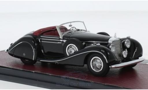 Diecast model cars Mercedes 540 1/43 Matrix K Spezialroadster Sindelfingen black 1939 Mercedes 540 1/43 Matrix K Spezialroadster Sindelfingen black 1939 diecast model cars